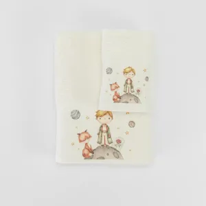 Πετσέτες Σετ 2ΤΜΧ Little Prince Εκρού