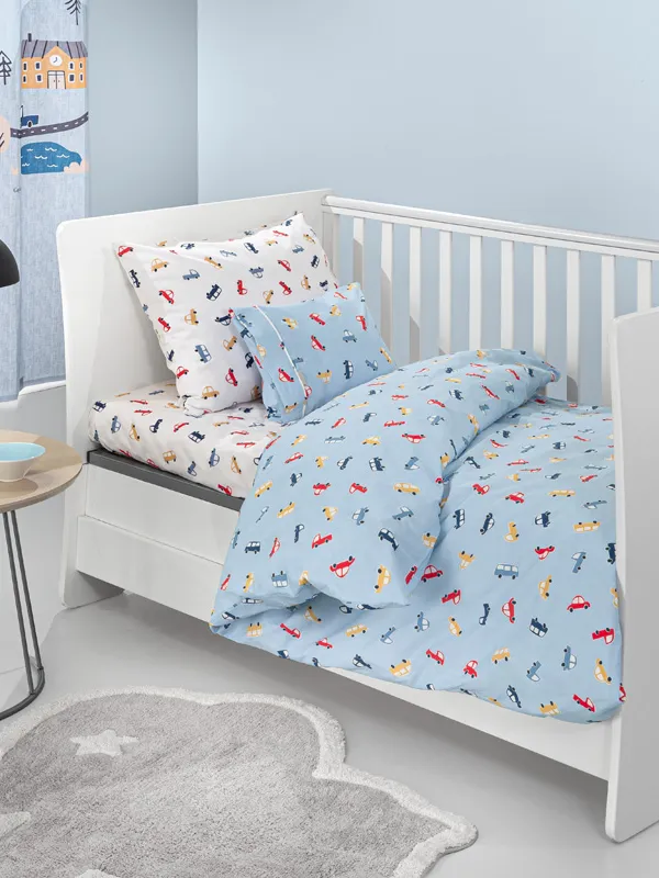 Προϊόν Σετ 3τμχ Βρεφικά Σεντόνια Roadtrip Sky Εικόνα