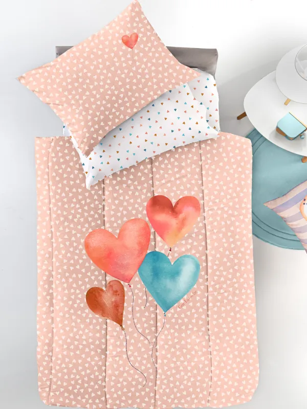 Προϊόν Κουβερλί Amore Salmon Suede Εικόνα