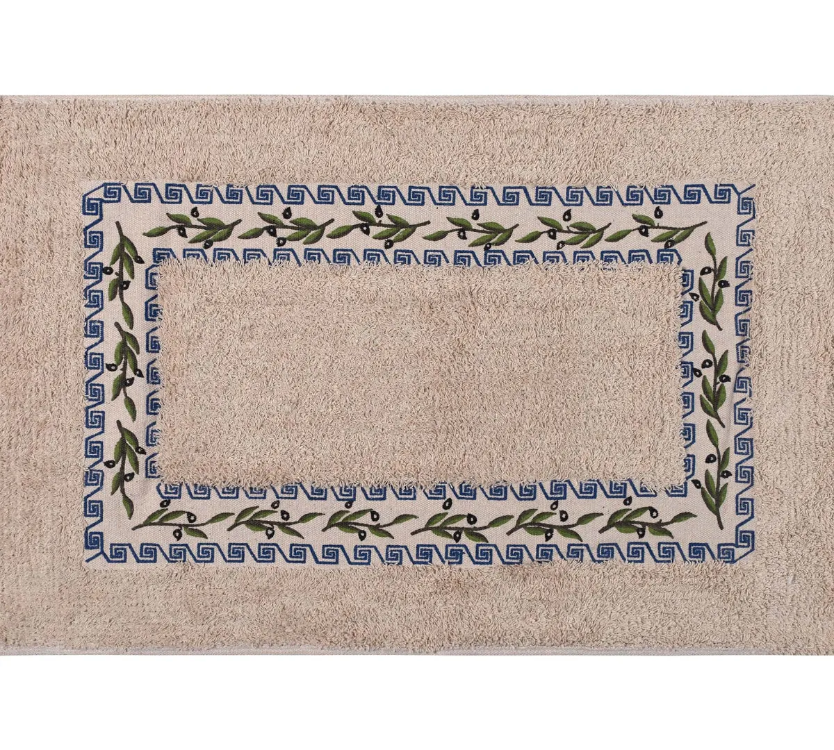 Πατάκι ελιά σκέτο (50cm x 80cm) μπλέ