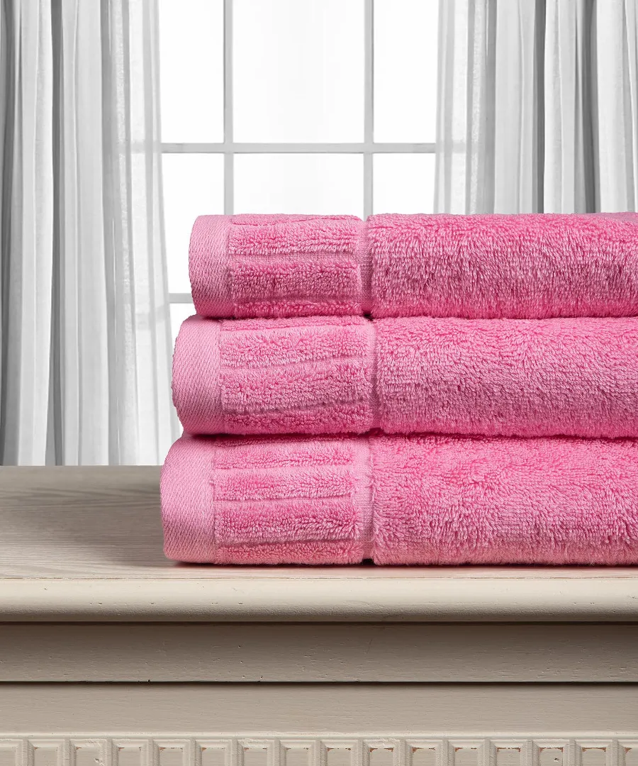 Βαμβακερή πετσέτα ΜΕΛΩΔΙΑ 600gsm (50cm x 100cm) Pink