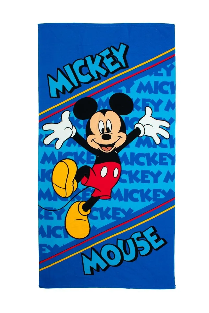 Πετσέτα Θαλάσσης Quick Dry Disney Home Mickey 177 70X140 Blue 100% Microfiber