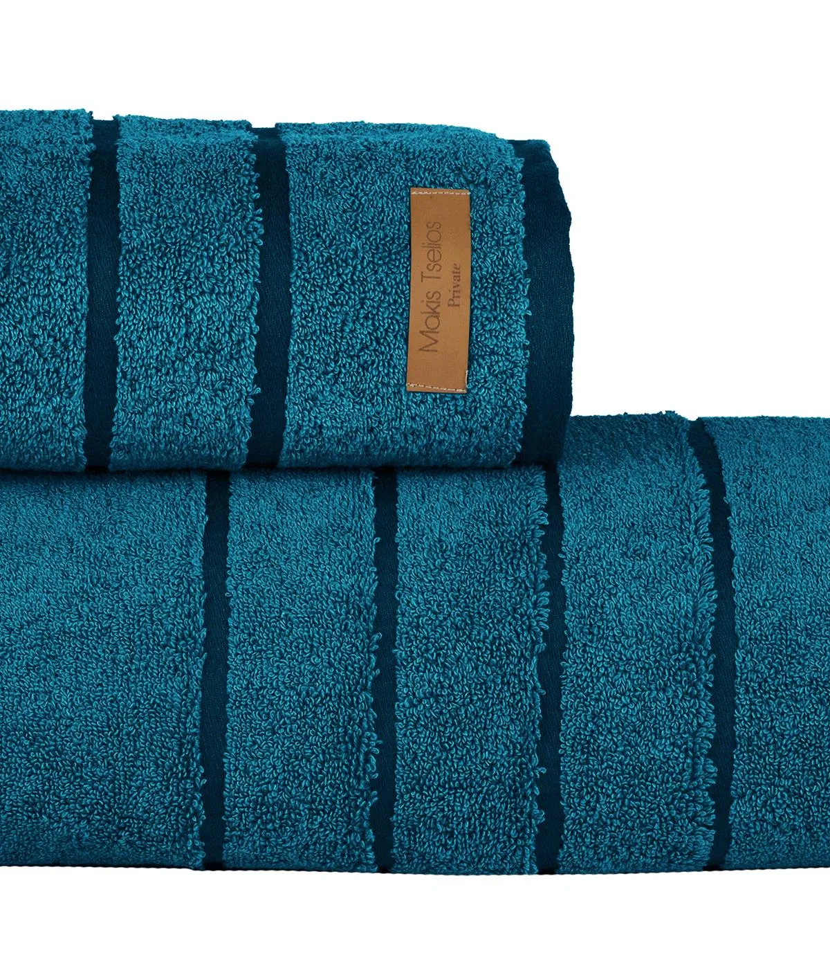 ΣΕΤ ΠΕΤΣ. 2ΤΕΜ PRIVE PETROL 50X90+90X150 100% COTTON 600gsm