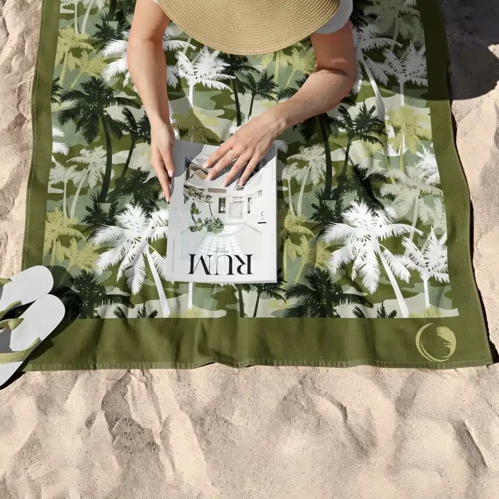 Πετσέτα Θαλάσσης Microfiber Quick Dry Palm Tree