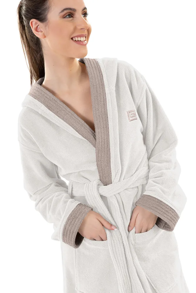 Μπουρνούζι Monogram Perla 