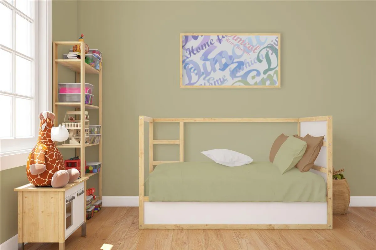 Κατωσέντονο με Λάστιχο bebe Solid 504 0,70X1,40X0,15 Olive 100% Cotton