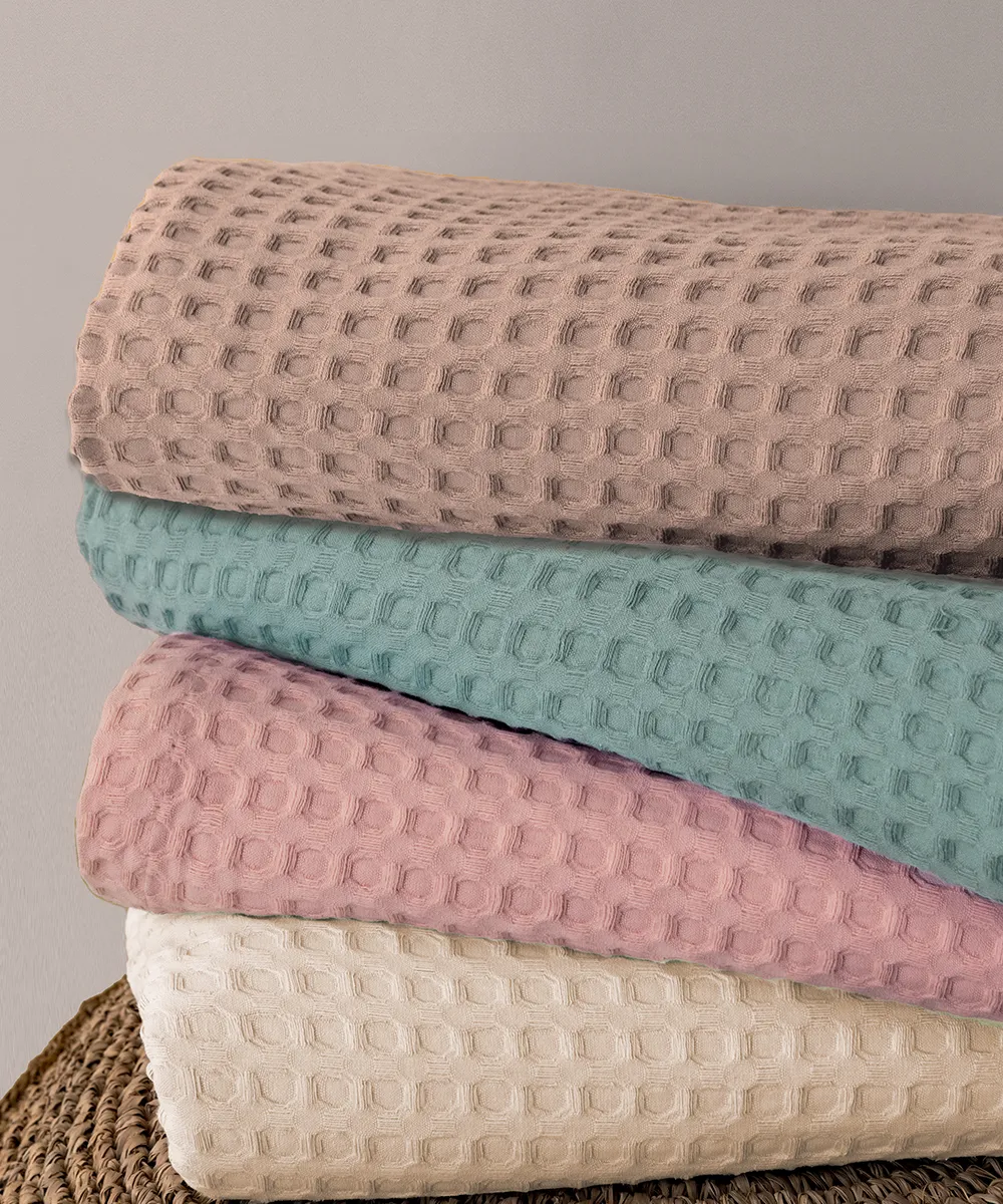 Κουβέρτα Πικέ 250x240 MARCIE PINK