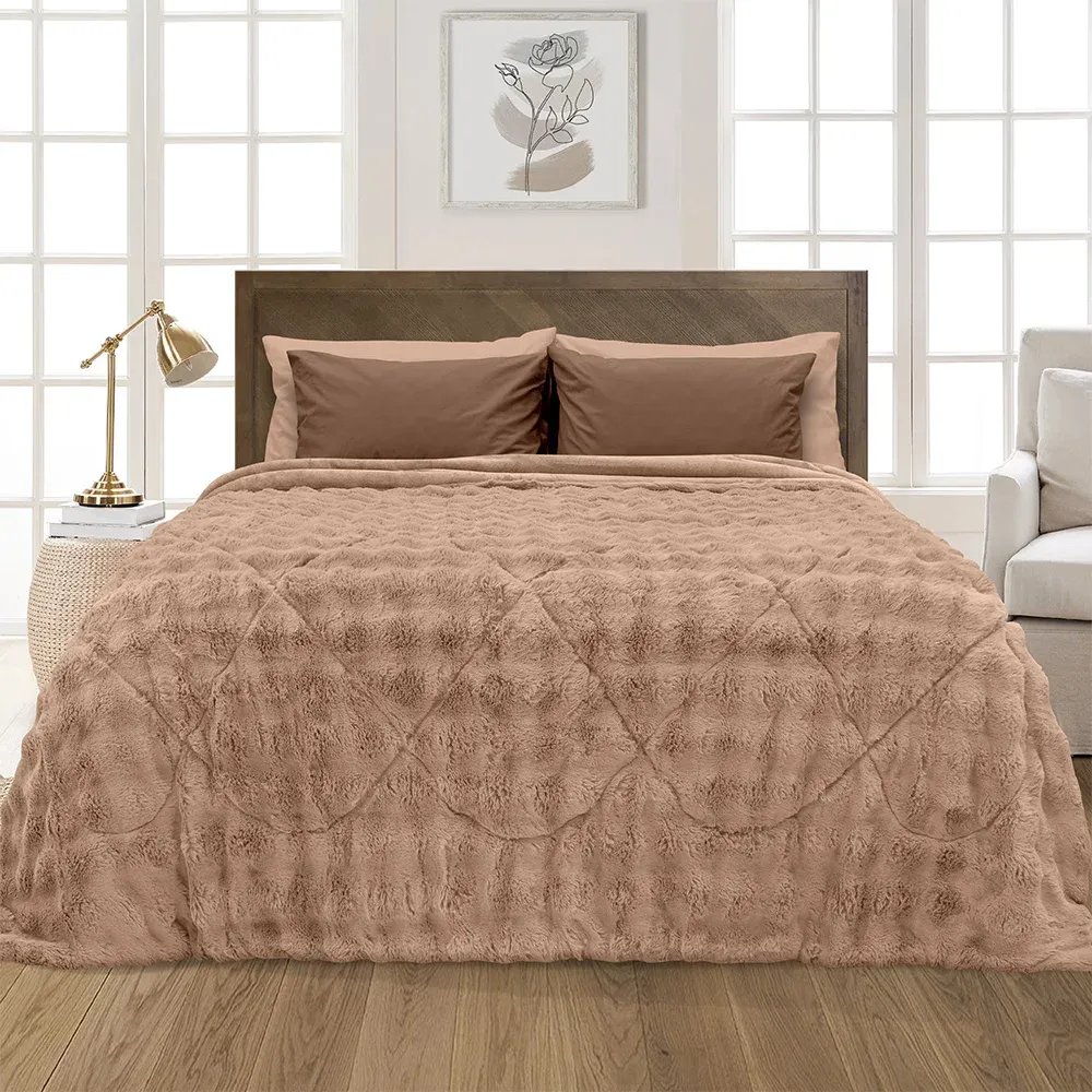 LINO ΚΟΥΒΕΡΤΟΠΑΠΛΩΜΑ CONILIO OLD PINK 220X240