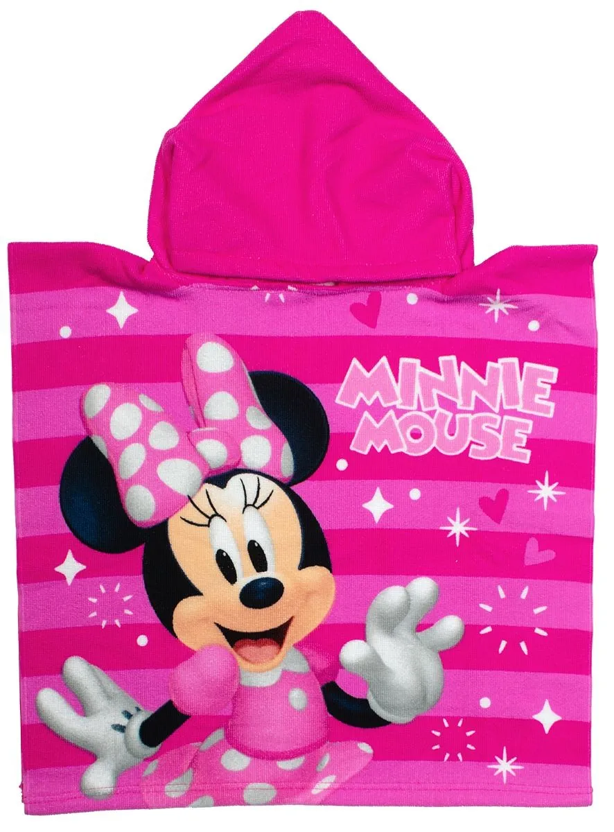 Πόντσο Θαλάσσης Quick Dry Disney Home Minnie 194 50X100 Fuchsia-Pink 100% Microfiber