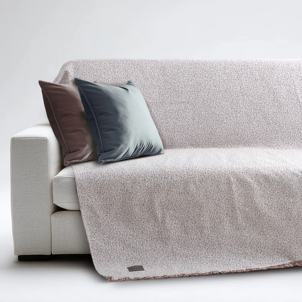 LINO Ριχτάρι Πολυθρόνας (180x180) Avorio Κεραμιδί