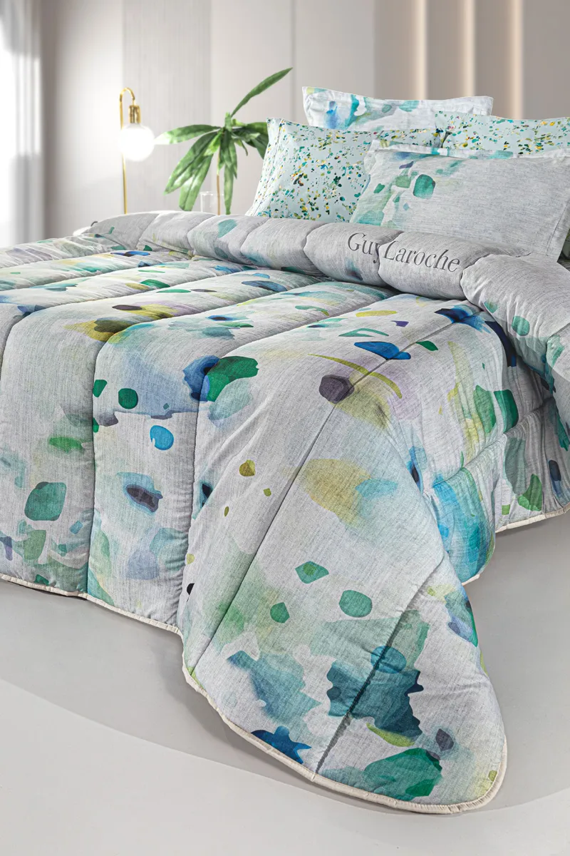 Παπλωματοθήκη Carmel Mint Suede 