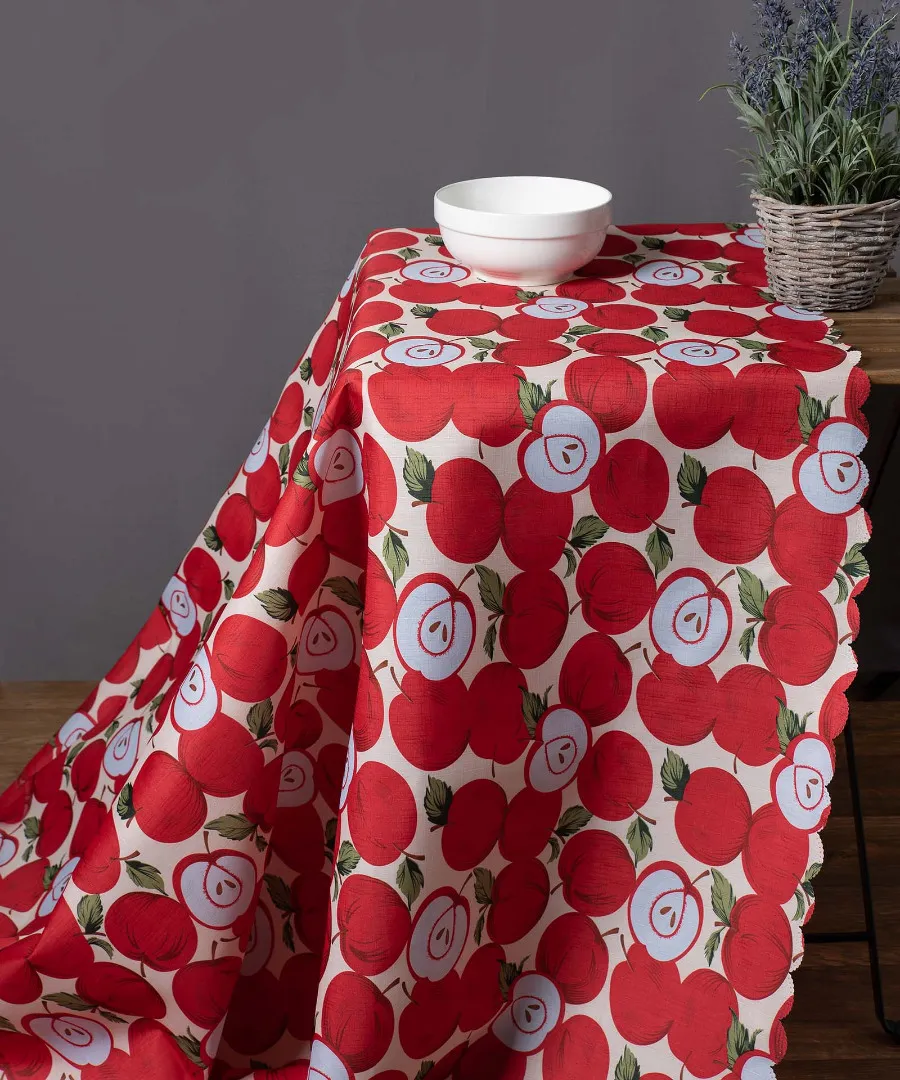 Αλέκιαστο τραπεζομάντηλο H37 (140cm x 180cm) μπέζ