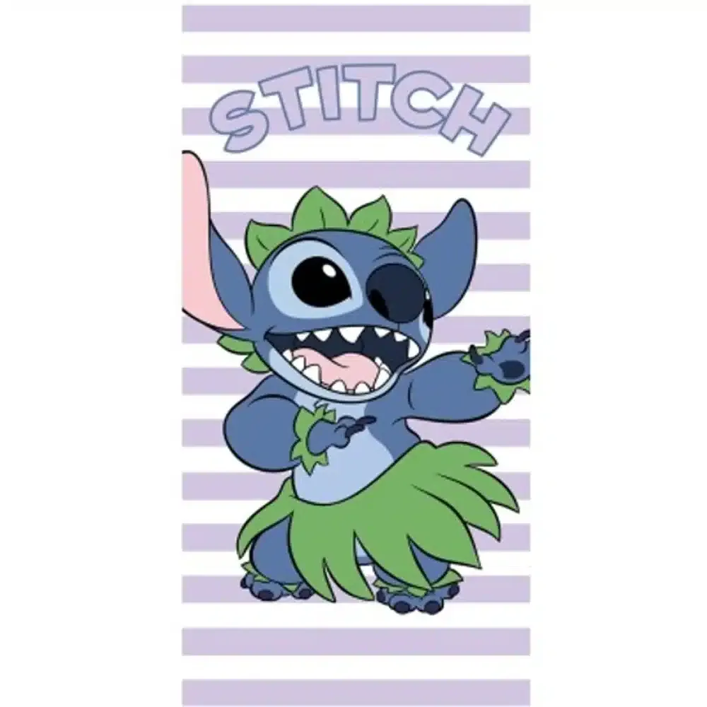 Πετσέτα Θαλάσσης Βαμβακερή Βελούδινη Stitch Dance 320gsm