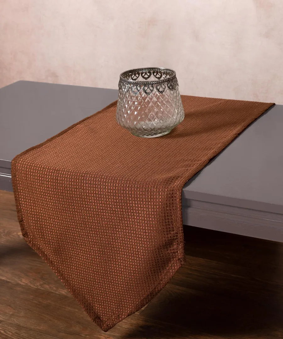 Τραβέρσα NELLY (40cm x 150cm) καφέ