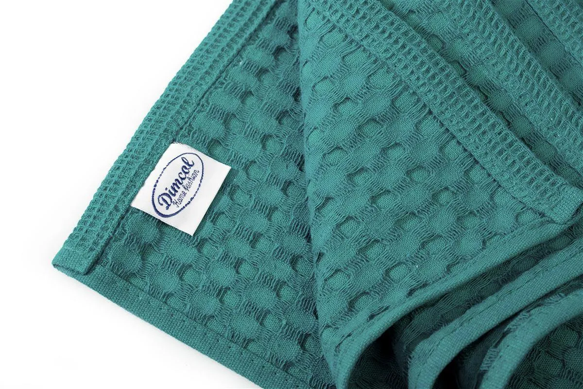 Ποτηρόπανο Πικέ 325 gr/m² Solid 50X70 Petrol 100% Cotton