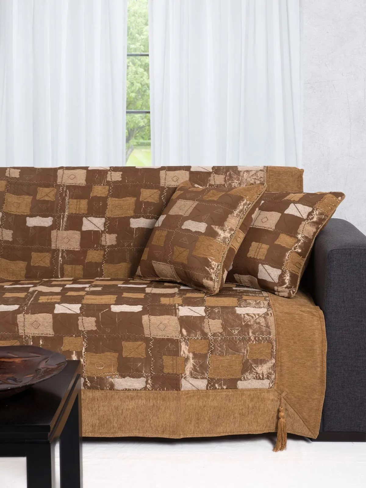 ΡΙΧΤΑΡΙΑ 913 (180cm x 180cm / 180cm x 250cm / 180cm x 300cm) χρυσό