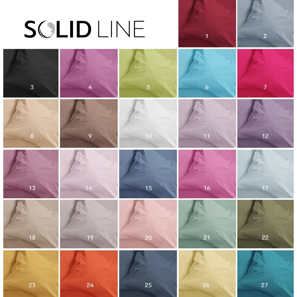 Σεντόνι Μονόχρωμο Solid Διπλό