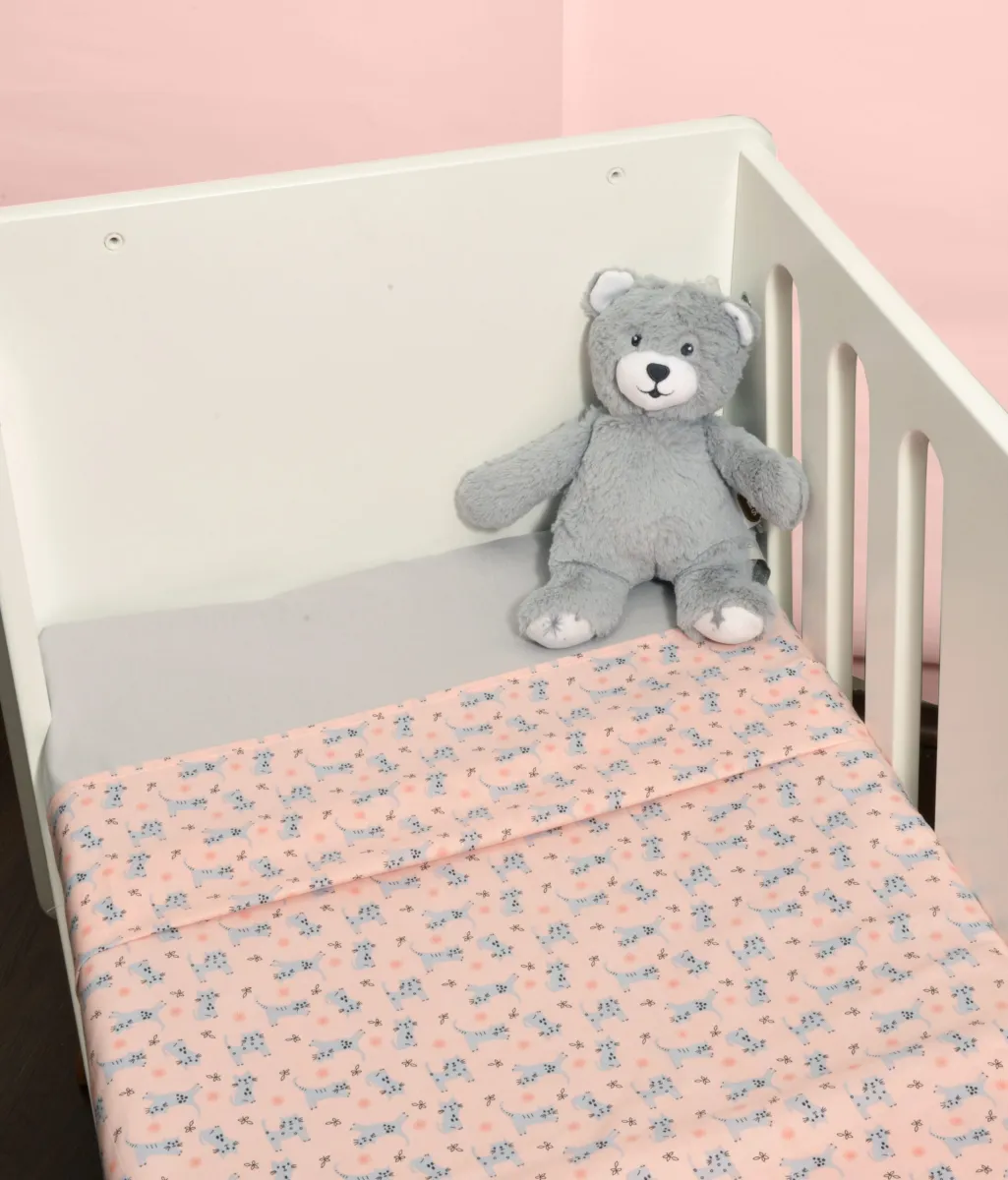Σεντόνια Λίκνου Σετ 2τεμ. 80x100cm 100% Βαμβάκι Design 215 Oliver Baby