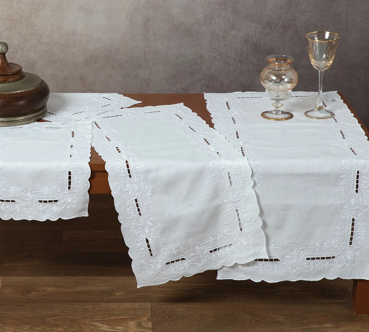 Χειροποίητο σετ 6 τεμαχίων 0044 (40cm x 90cm/35cm x 76cm/30cm x 45cm x 2/35cm x 35cm x 2)