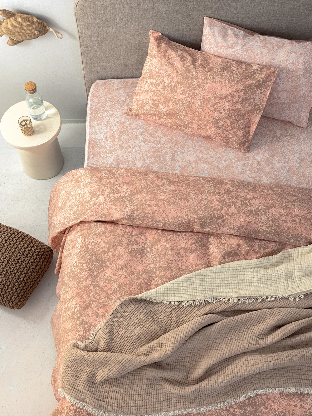 Σετ Μονά Σεντόνια Fashion Life 170x260 FL6268 Με Λάστιχο