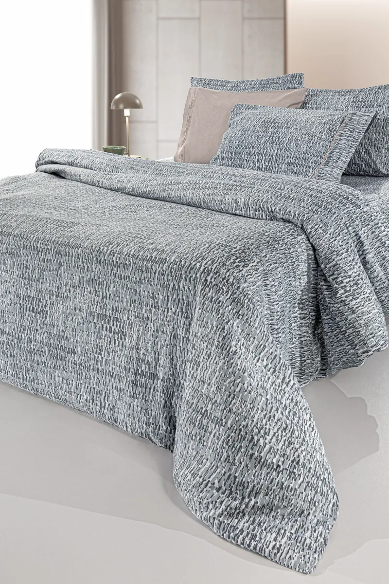 Σετ 3τμχ Παπλωματοθήκη Beaver Titanium Flannel 