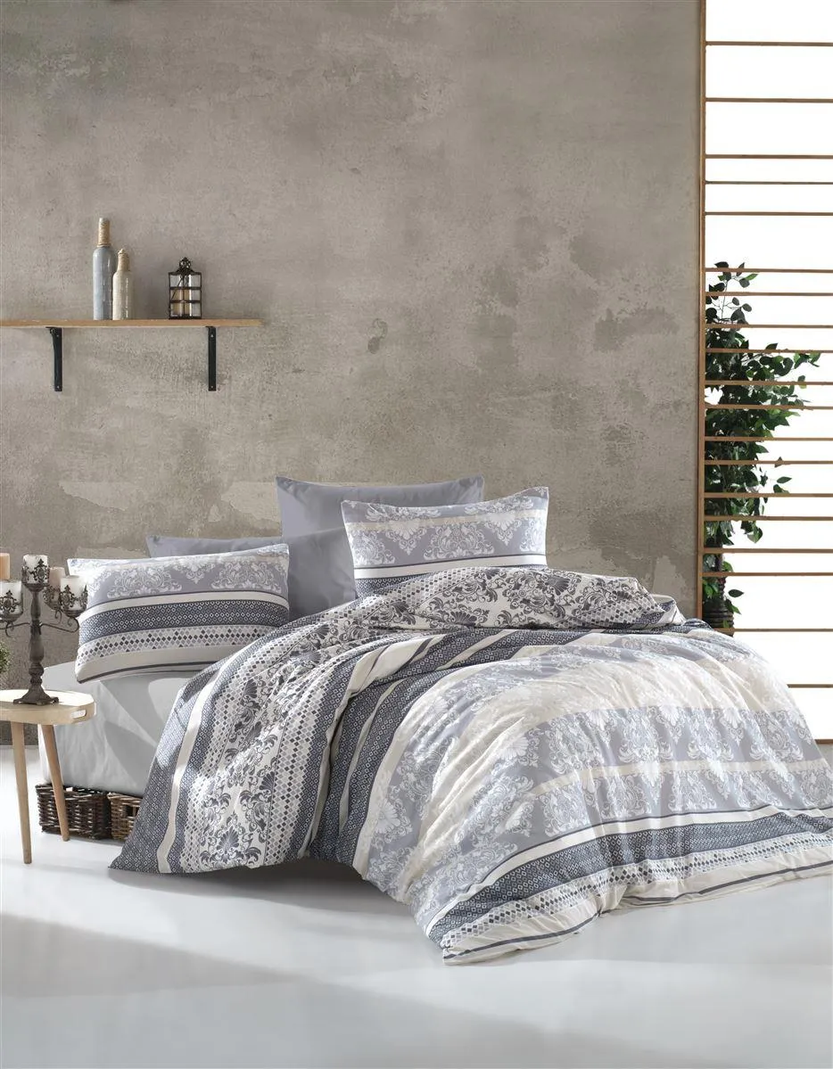 ΣΕΝΤΟΝΙΑ ΕΜΠΡΙΜΕ ΣΕΤ 4 τεμ Ανδρομάχη 317 240X270 Grey Cott/Pol 70/30