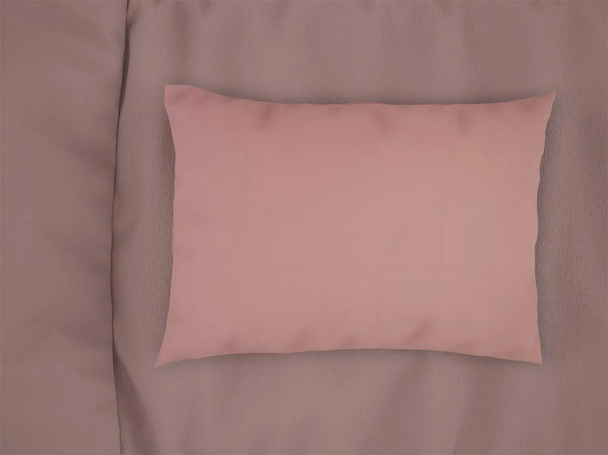 Μαξιλαροθήκη bebe Solid 503 35X45 Dusty Rose 100% Cotton