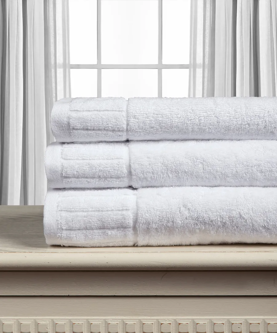 Βαμβακερή πετσέτα ΜΕΛΩΔΙΑ 600gsm (50cm x 100cm) white