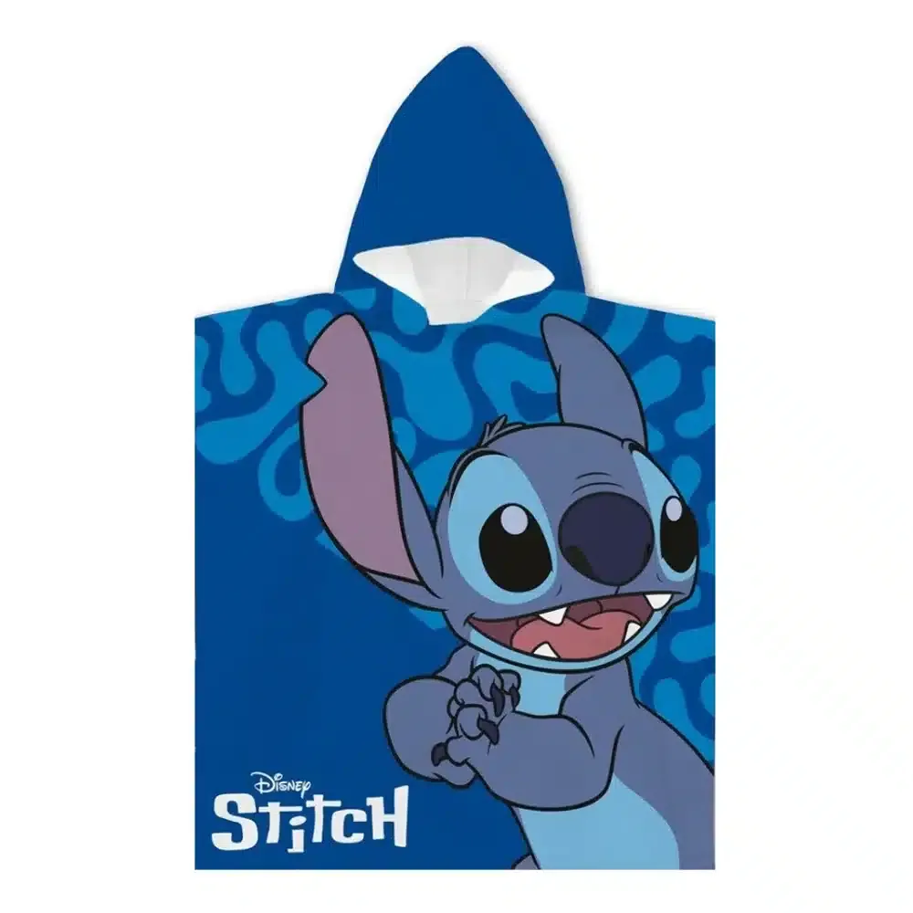 Παιδικό Πόντσο Microfiber Stitch Blue