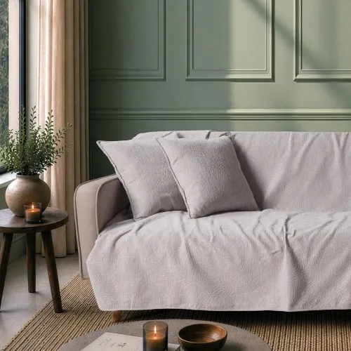 Ριχτάρι  Bolton 11 Light Grey - Μονοθέσιο 180x150cm