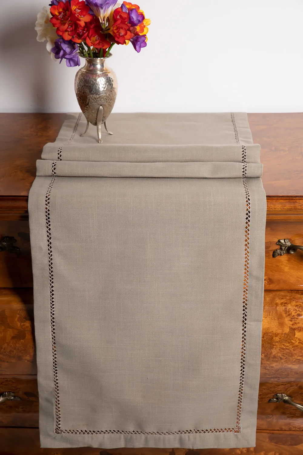 τραπεζομάντηλα (140cm x 180cm) 3096 γκρι σκούρο