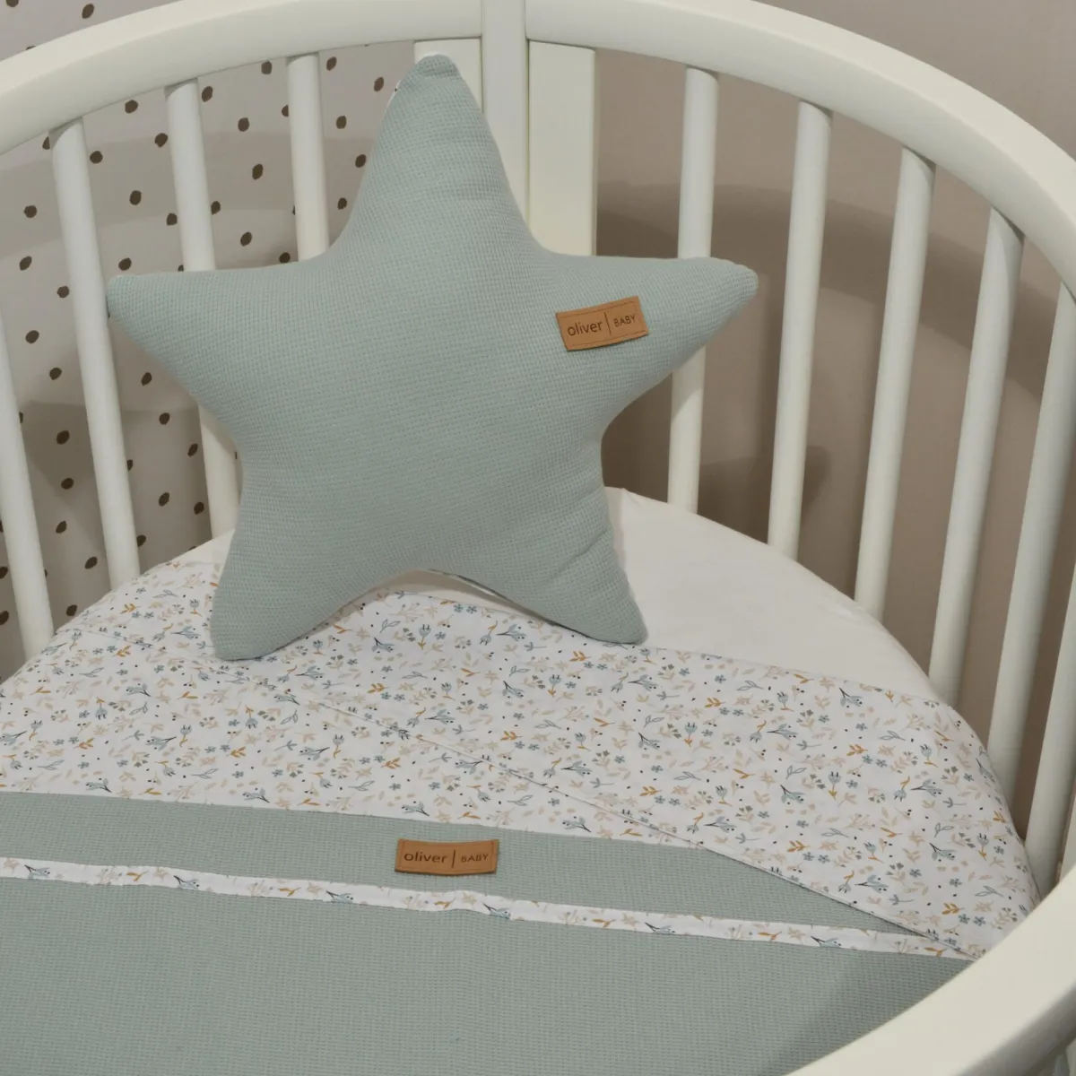 Καλοκαιρινή Κουβέρτα Διπλής Όψης 75x95cm Design 403 Oliver Baby