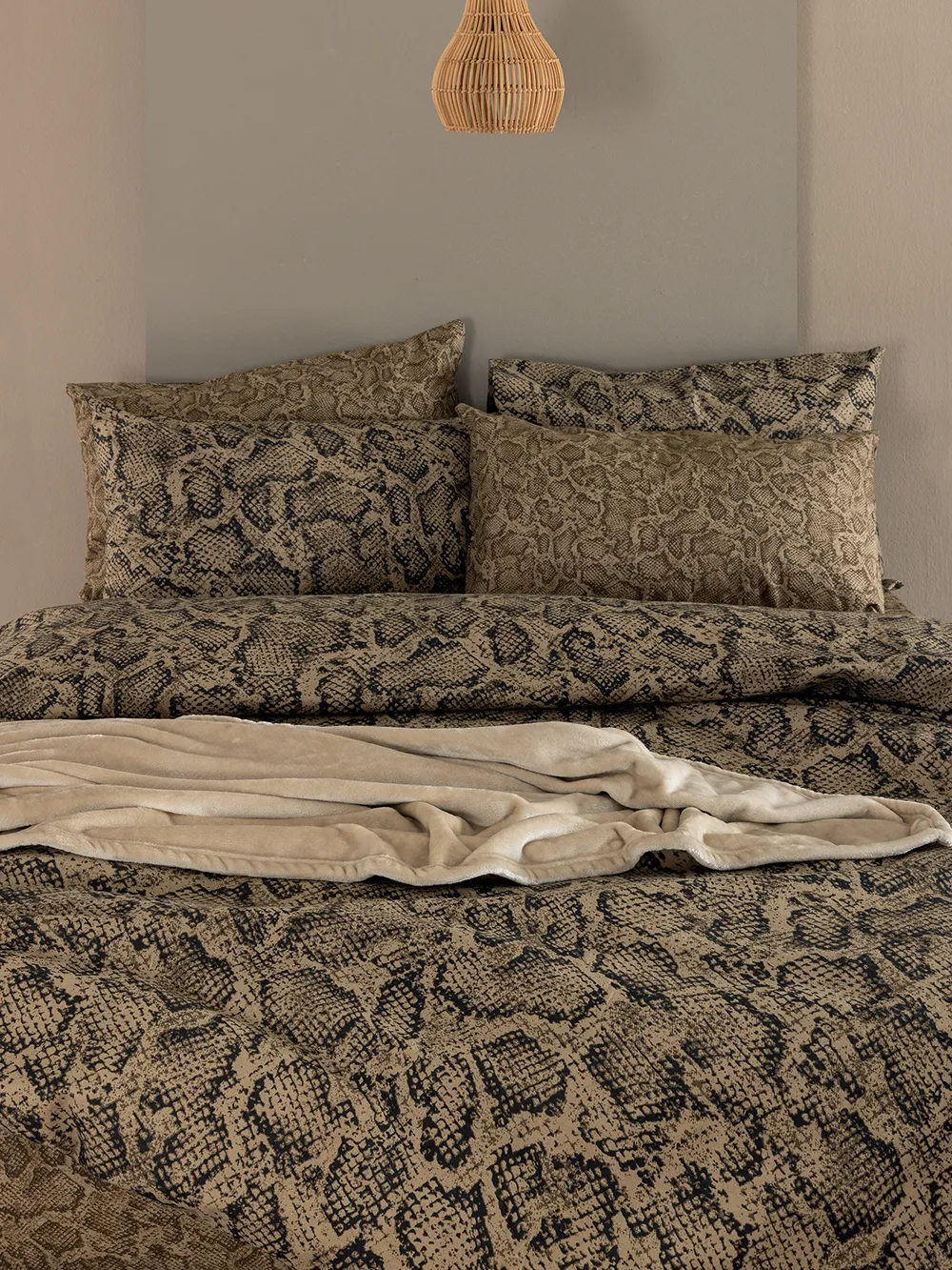 Σετ Μονά Σεντόνια Flannel Beauty 170x265 FB0243 Χωρίς Λάστιχο