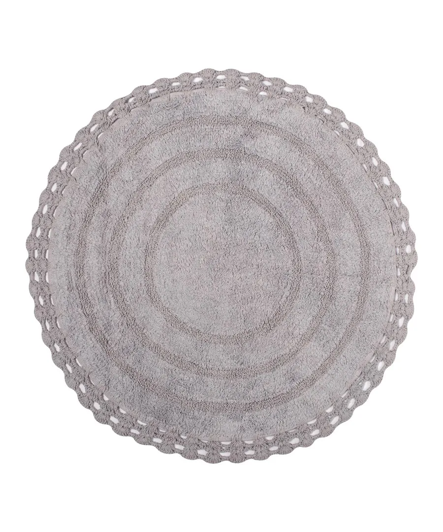 Πατάκι στρογγυλό ( 70cm ) γκρί