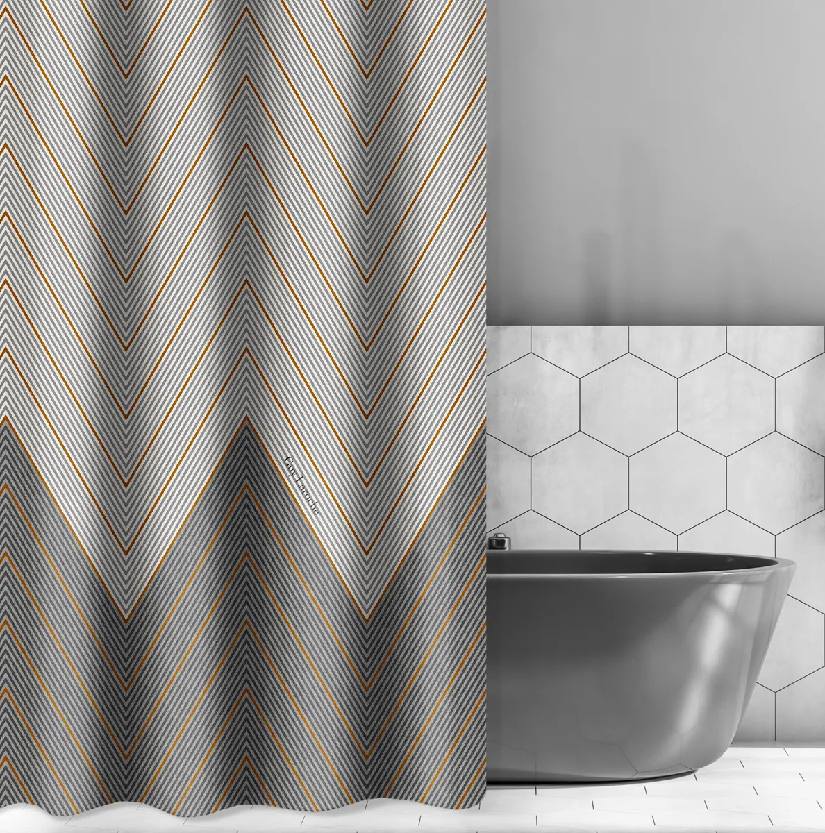 Κουρτίνα Μπάνιου Canyon Anthracite 