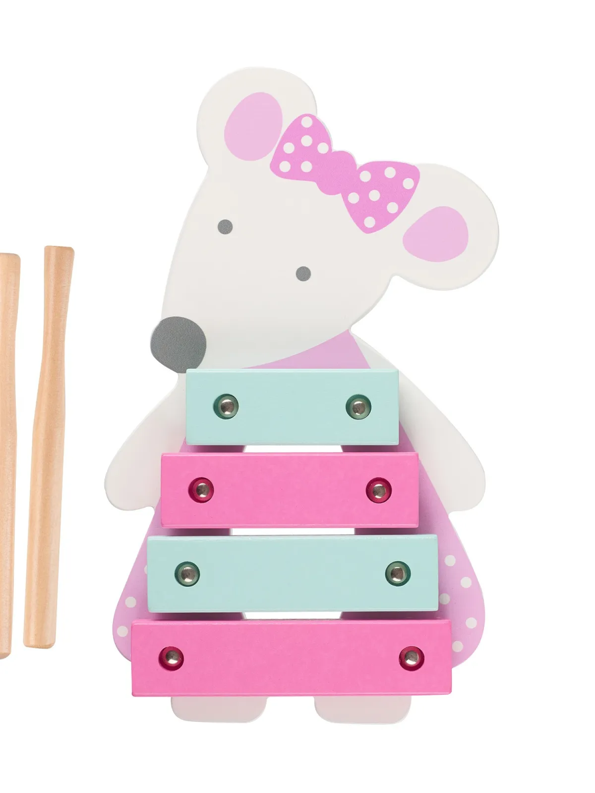 Ξυλόφωνο Ποντίκι Animals Orange Tree Toys