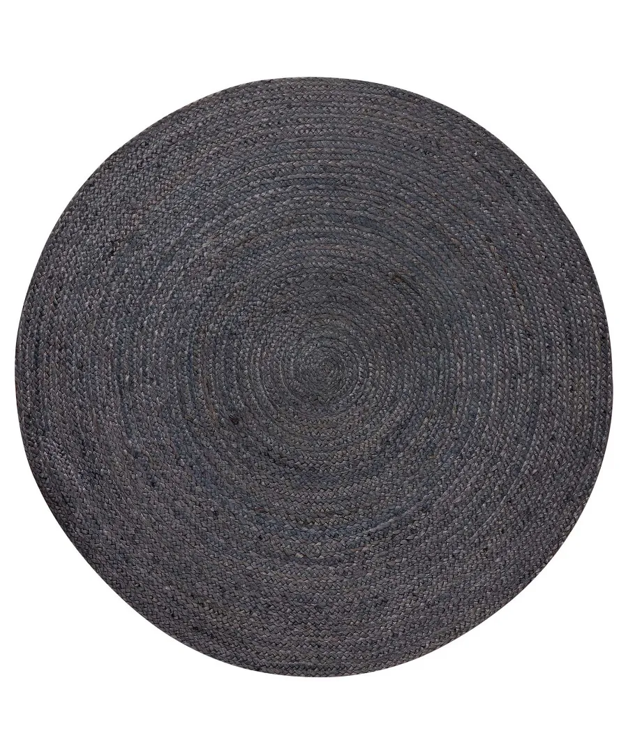 Χαλί γιούτα 1753 (120cm) dark grey