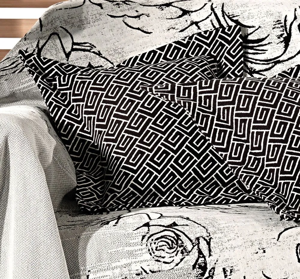 Διακοσμητική Μαξιλαροθήκη Garden Silver 