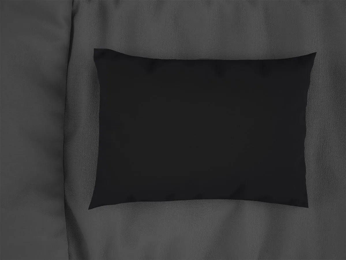 Μαξιλαροθήκες Ζεύγος Exotic Line 50X70+15 Black 100% Cotton