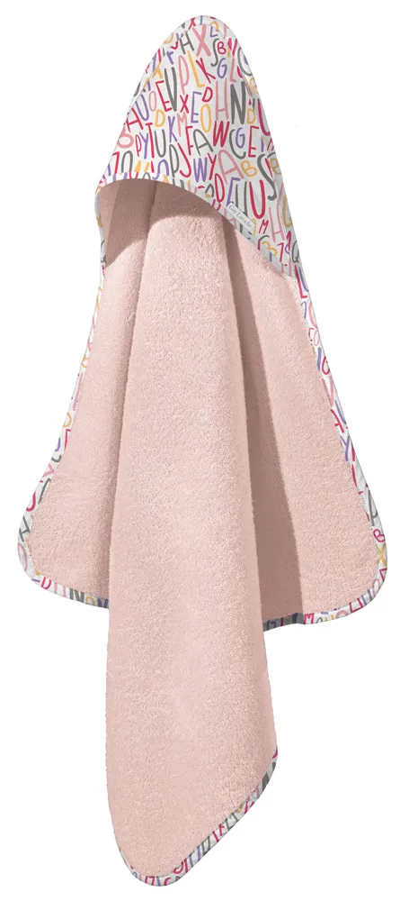 Βρεφικό Μπουρνούζι - Κάπα Letters Pinky 
