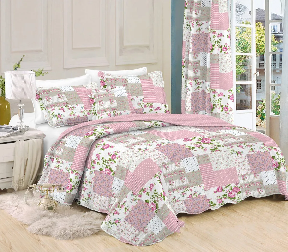 ΚΟΥΒΕΡΛΙ ΣΕΤ 3 τεμ ΕΜΠΡΙΜΕ 345 220X240 Micro-Cotton γέμιση
