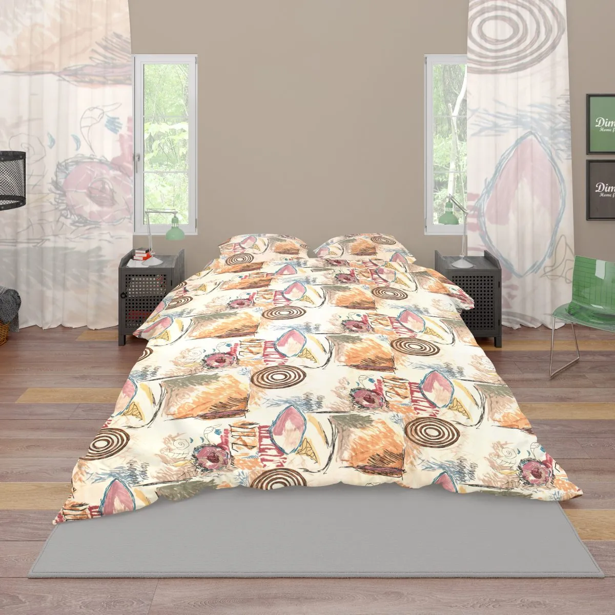ΣΕΝΤΟΝΙΑ ΕΜΠΡΙΜΕ ΣΕΤ 2 τεμ Μελτέμι 159 160X240 Cotton 100%