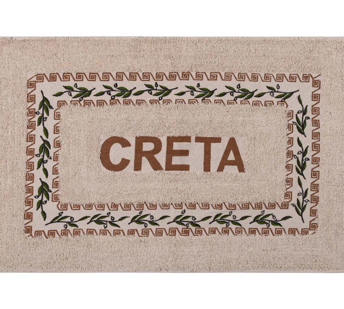Πατάκι ελιά Κρήτη (50cm x 80cm) καφέ