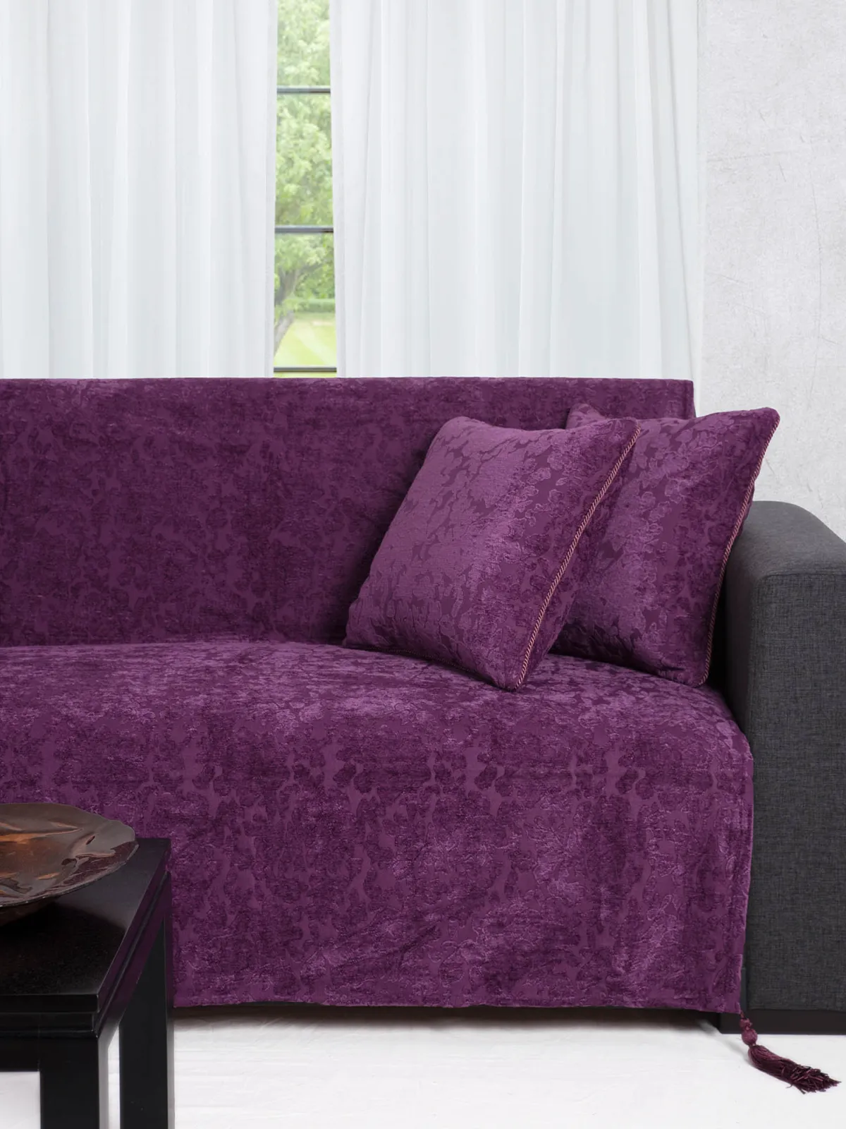 ΡΙΧΤΑΡΙΑ 7098 (180cm x 180cm / 180cm x 250cm / 180cm x 320cm) μώβ