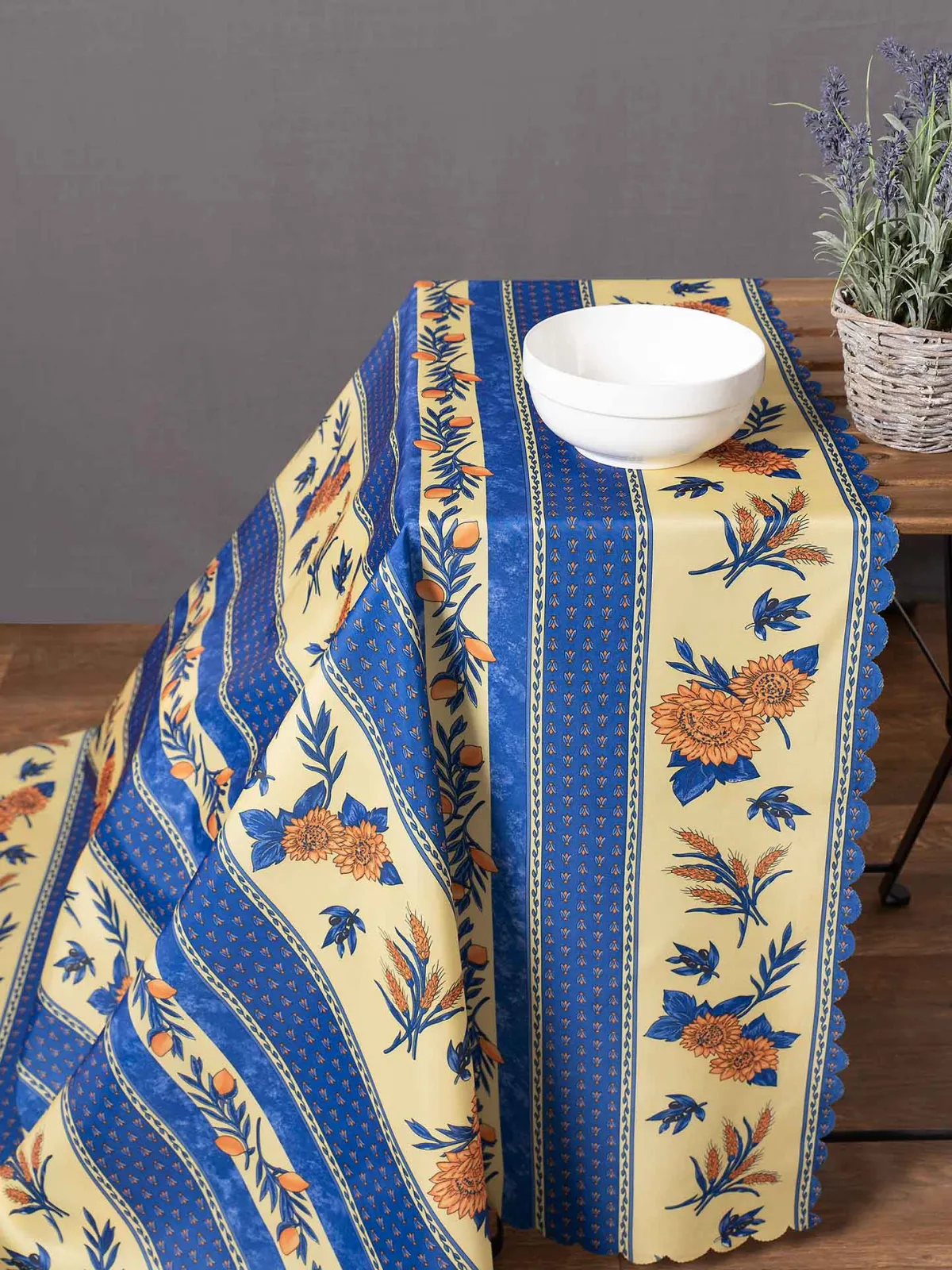 τραπεζομάντηλα (140cm x 180cm) mod4 μπλε