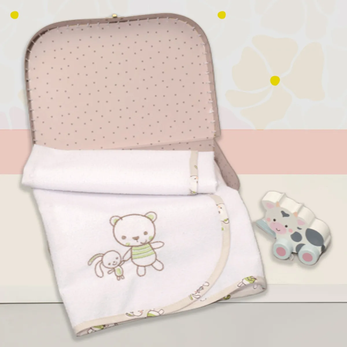 Σελτεδάκι Με Κέντημα 50x70cm 250 γρ/τμ Design 213 Oliver Baby