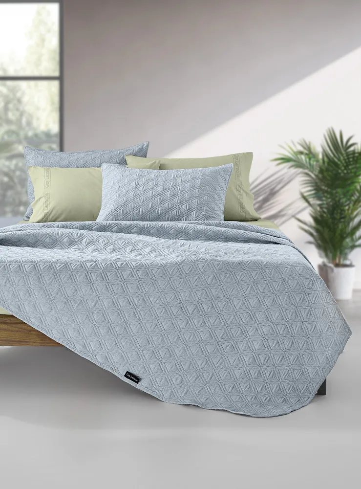 Σετ 2τμχ Κουβερλί Tempest Blue 