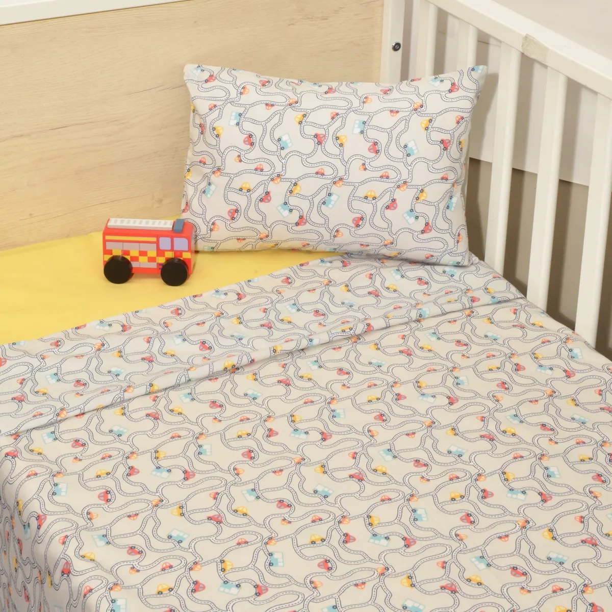 Σεντόνια Κούνιας 3 τεμ. 110x160cm 100% Βαμβάκι Design 214 Oliver Baby