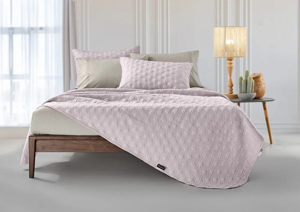 Σετ 2τμχ Κουβερλί Tempest Sepia 