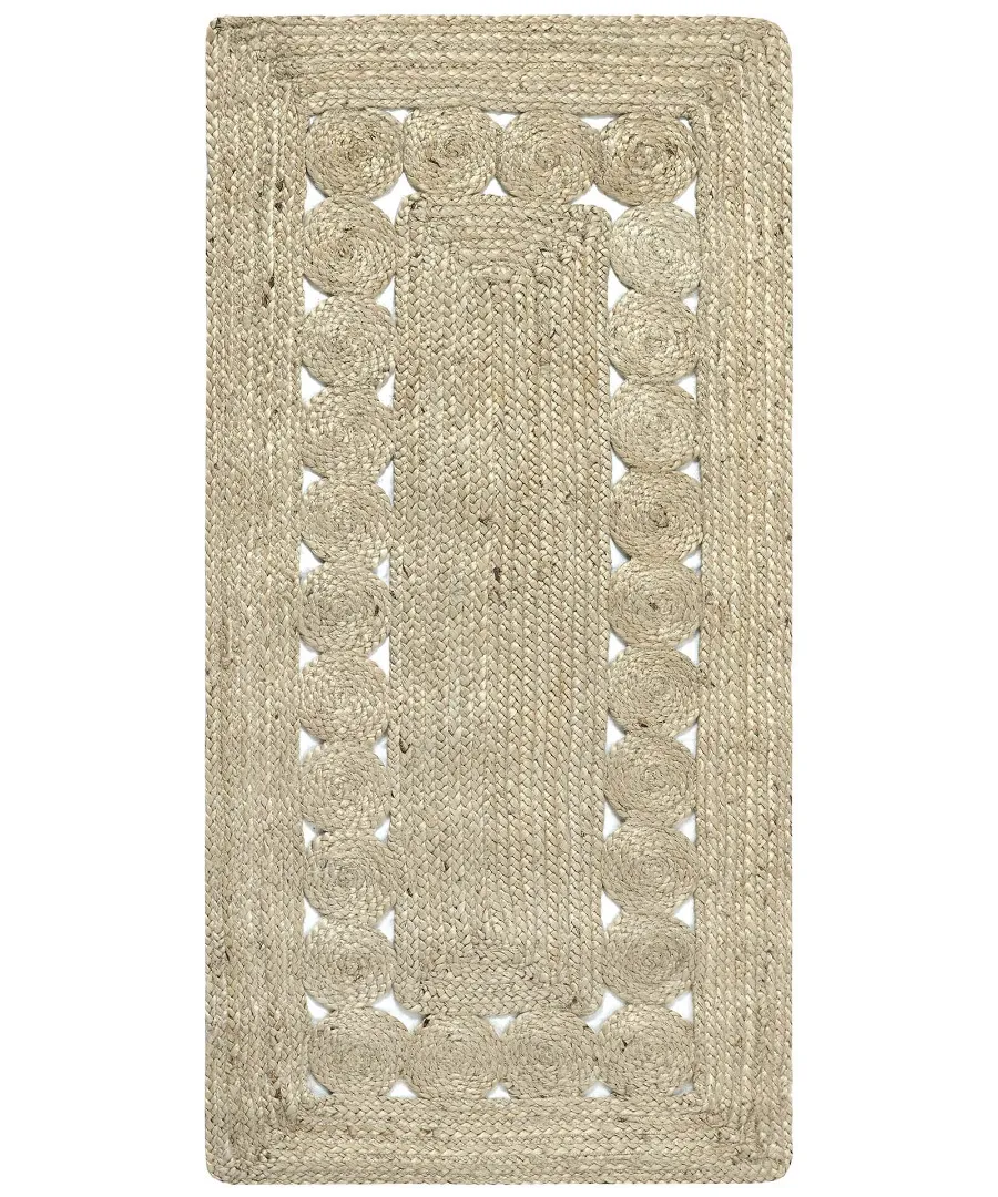 Χαλί γιούτα 1762 (70cm x 160cm) light grey